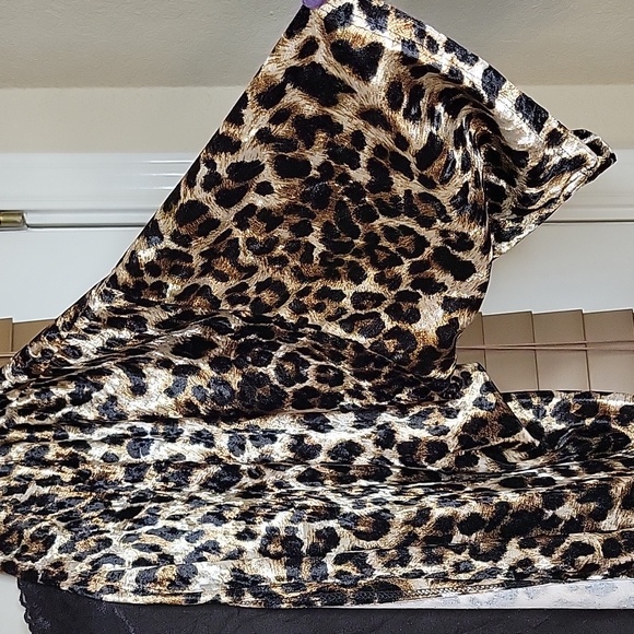 Lovely J Long Leopard Animal Print Duster ~ OSFM - Picture 3 of 5
